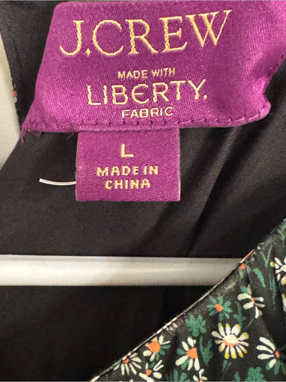 J. Crew Hyacinth Dress in Liberty Marguerite Fabric Sz L - Picture 8 of 13